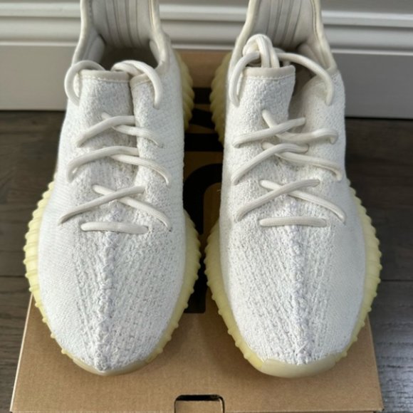 adidas Yeezy Boost 350 V2 Cream/Triple White - Picture 7 of 11